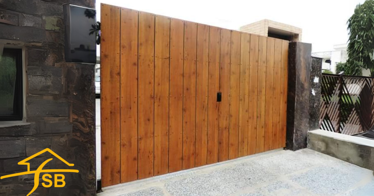 Wooden Main Gates Design in Pakistan 2